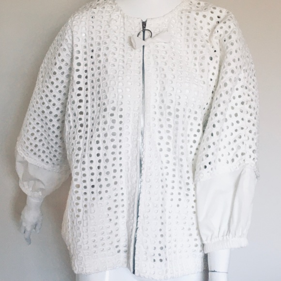 Line and Dot Ranael Eyelet Jacket Size Medium - Picture 6 of 10